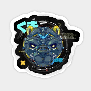 Mecha cold Bear Sticker